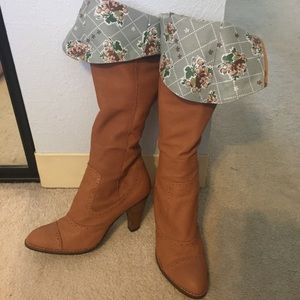 Miss L Fire All Leather Boots, Size 41